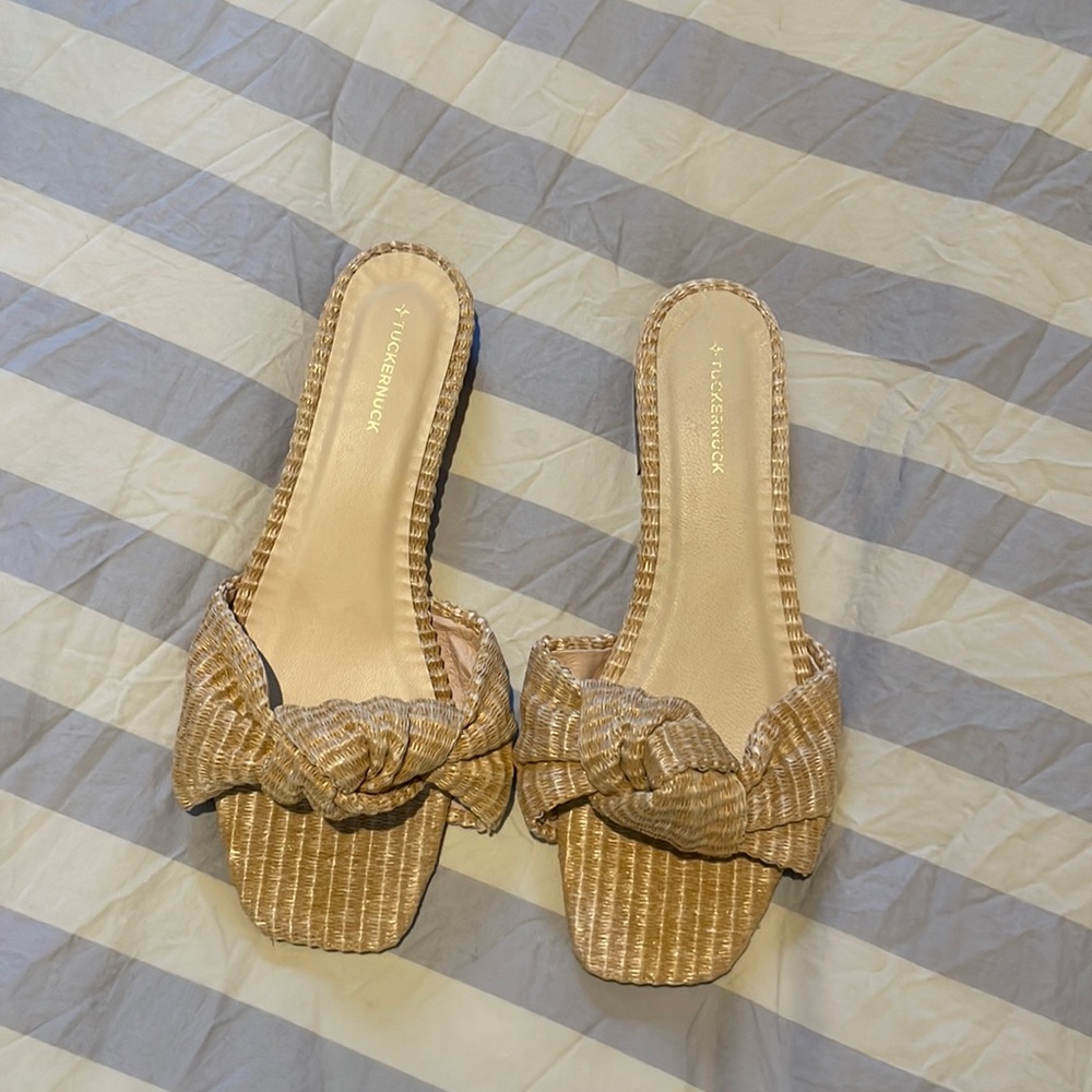Tuckernuck Tan Woven Sandals